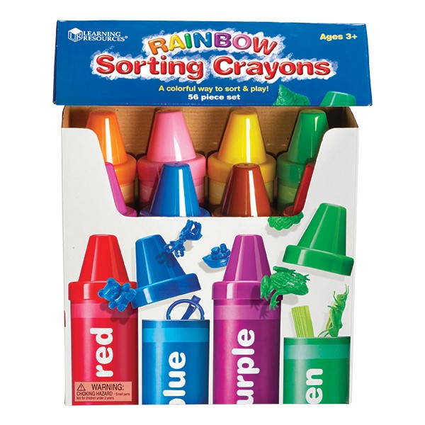 Rainbow Sorting Crayons